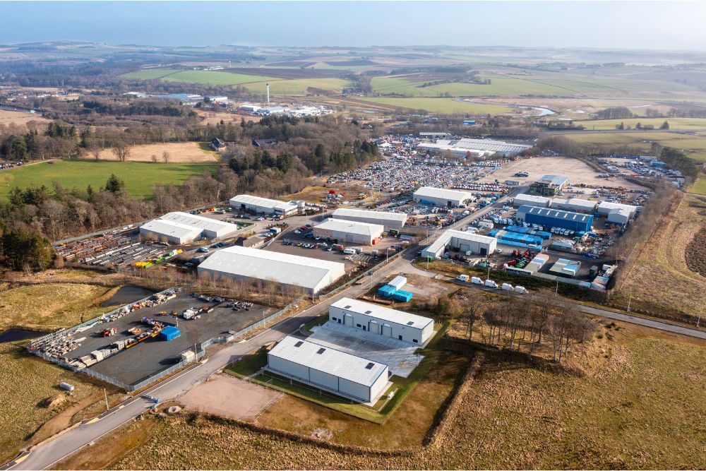 Business Land for Sale - Thainstone Business Park - Aerial View (4)